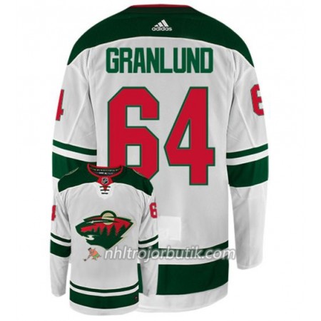 Män Ishockey Minnesota Wild Tröja MIKAEL GRANLUND 64 Adidas Vit Authentic
